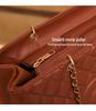 Women's Fashion Diamond Pattern Chain Tote Bag