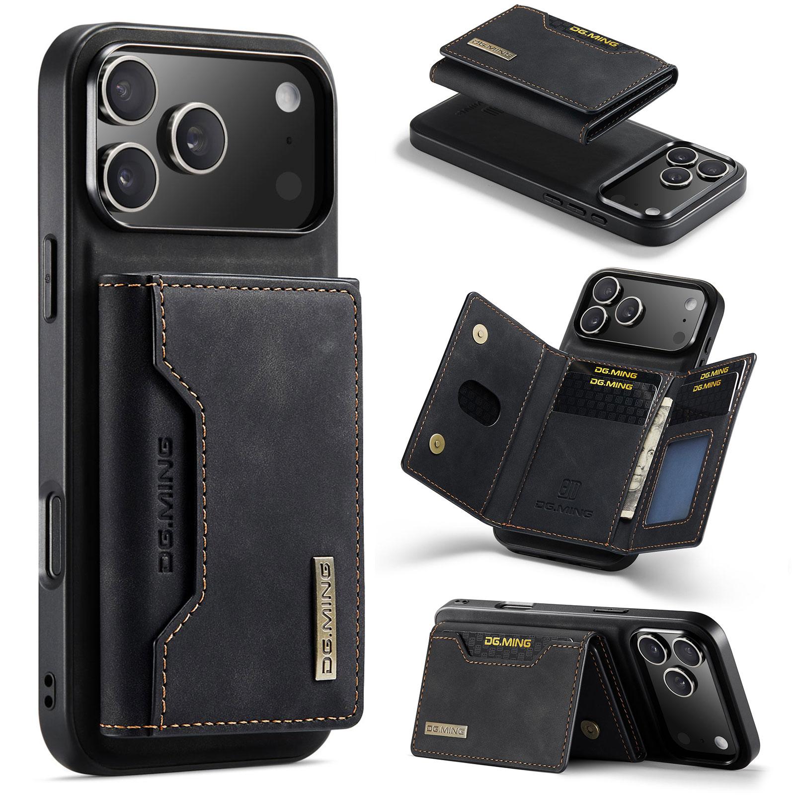 

2 в 1 Съемный Магнитный Кожаный Чехол для Телефона для IPhone 17 Air 16 15 14 13 12 11 Plus Pro Max Обложка-Кошелек Держатель для Карт Карман iPhone 13 Pro чёрный