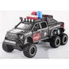 La scară 1/28 Ford Raptor F150 6X6 Pickup Truck Model de mașină de jucărie turnată sub presiune, Vehicul de jucărie cu sunet și lumină pentru copii mici, colecție de cadouri