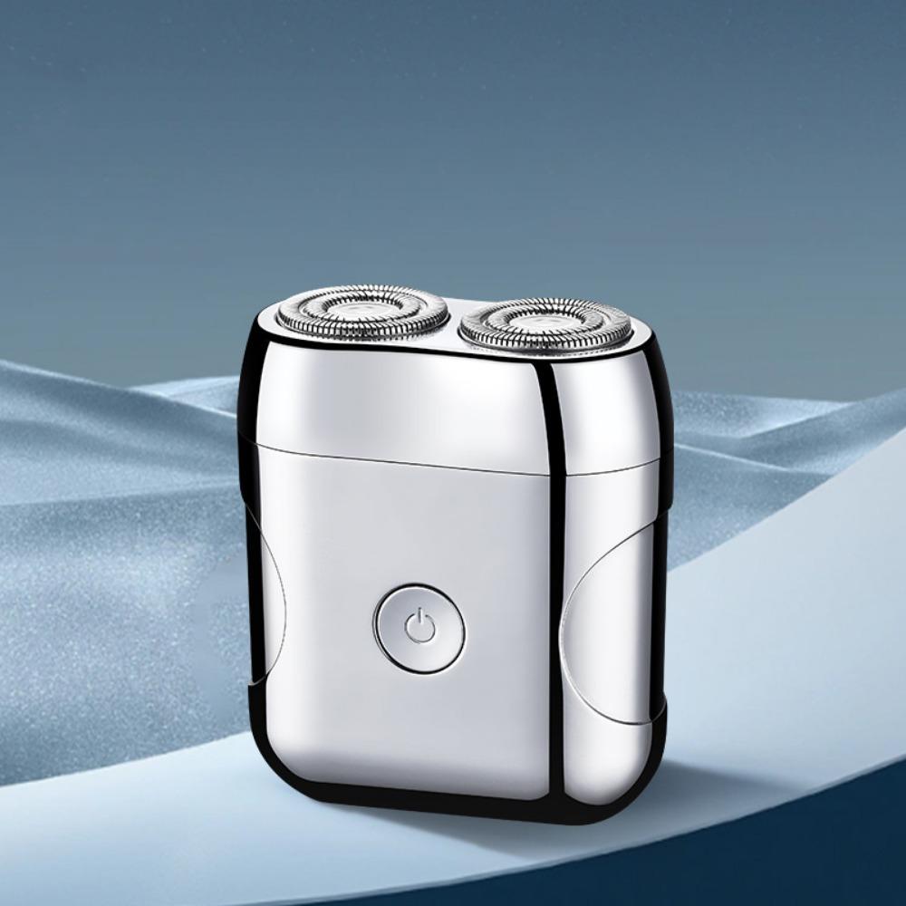 Ultra Clean Electric Shaver Washable Mini Shaving Rechargeable Double Head Razor  Beard
