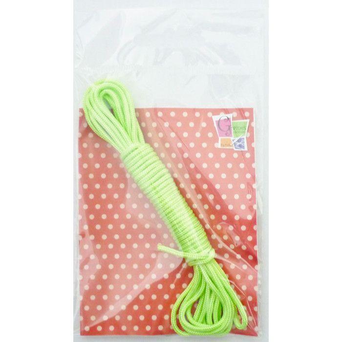 Fil - Creacord - Vert anis - Bobine 3 mètres - Diamètre 2 mm - Mixte