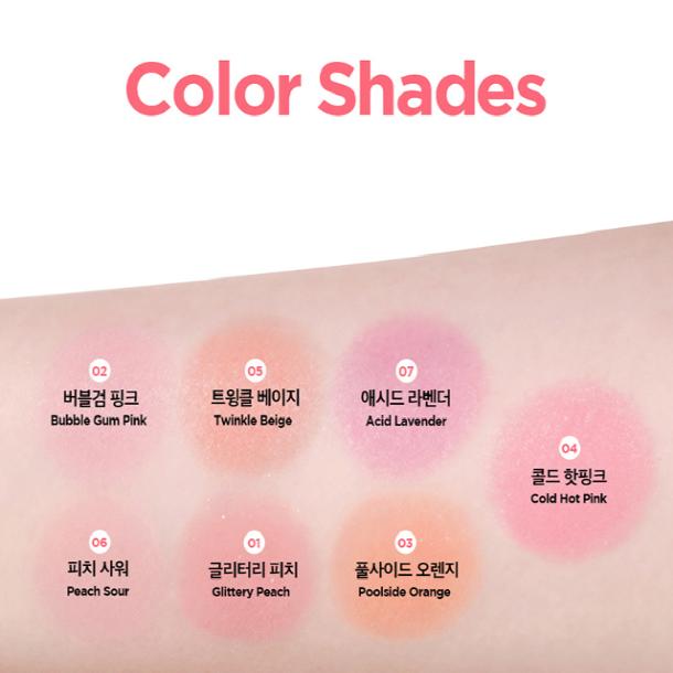 The Face Shop Fard à Joues Coussin Pastel 5g 7 Couleurs