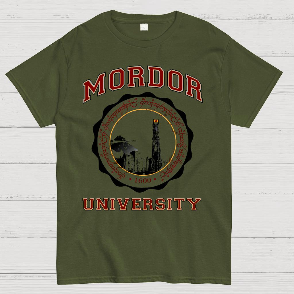 Mordor University Unisex 100% Cotton Summer Casual Cool Loose T-Shirt