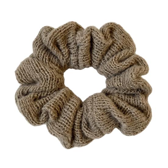 Women Hair Tie, Durable Wool Material Hair Rope, Pure Color Knitted Hair Band, Versatile Ponytail Holder Hair Accessory