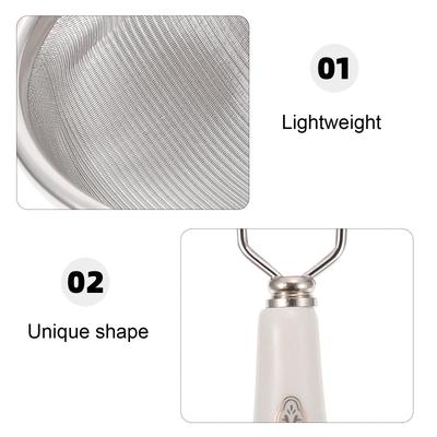 1Pcs Premium Tea Strainer Effective Residue Removal Heat-Resistant Infuser Ideal for Gifting Tea Enthusiasts Mesh Filter