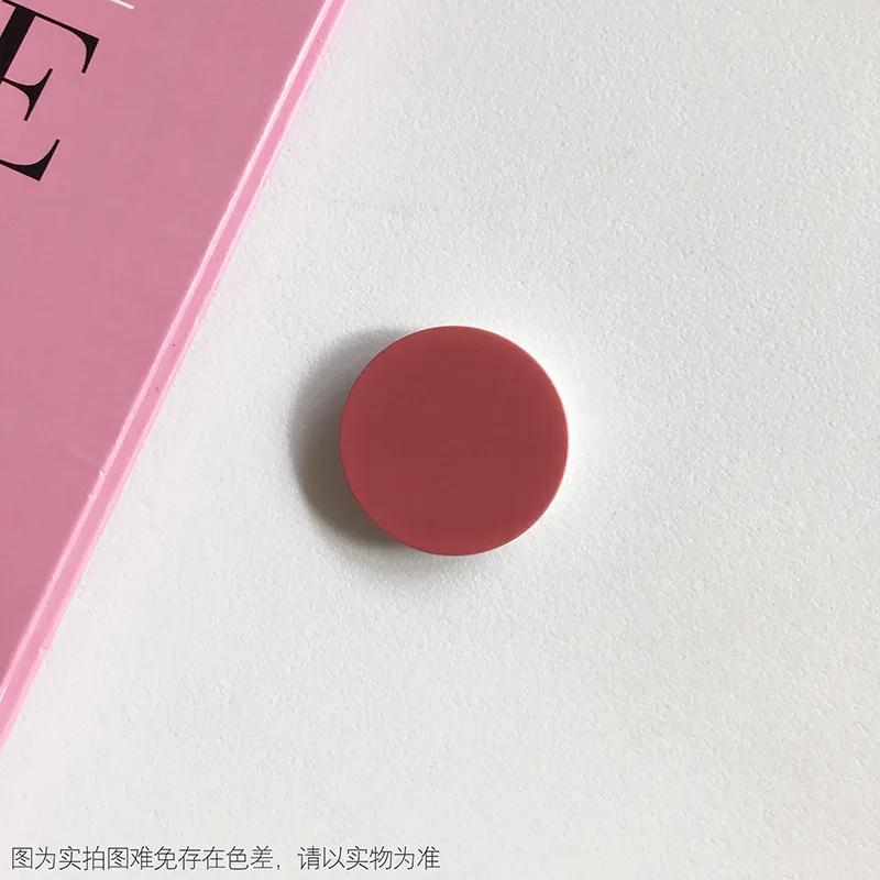 Stojan s držákem na prst pro IPhone 15 Samsung Podpora Telefon Mobilní telefony Grip Tok Skládací Jednobarevný Kapesní Zásuvka Držák