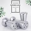 Adjustable Stainless Steel Cup Feet for Cabinets, Coffee Tables, Sofas, and Bathroom Cabinets
