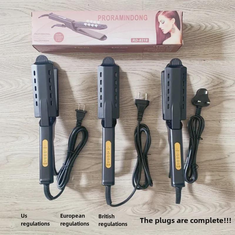 Cross-Border Ionic Hair Straightener - Adjustable Temperature for Dorm & Home