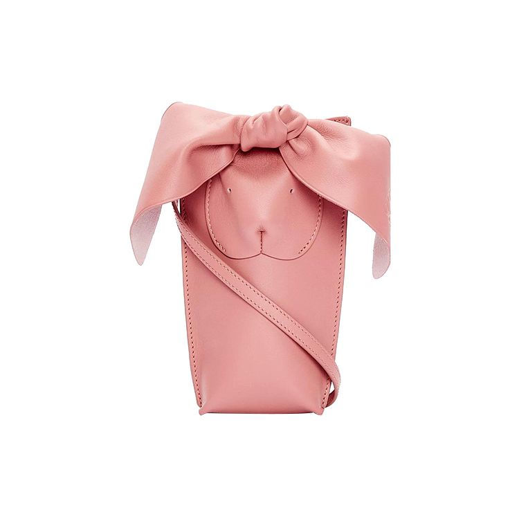 

Loewe Rabbit Shape Magnetic Closure Leather Shoulder Crossbody Bag Women Shoulder Bags Pink C623W48X01-8765 Basic Set (Bag+Dust Bag)