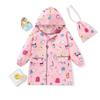 2026 New Model Full-Body Waterproof Children's Raincoat for Boys and Girls, Suitable for Primary School Students, with a Dedicated Backpack