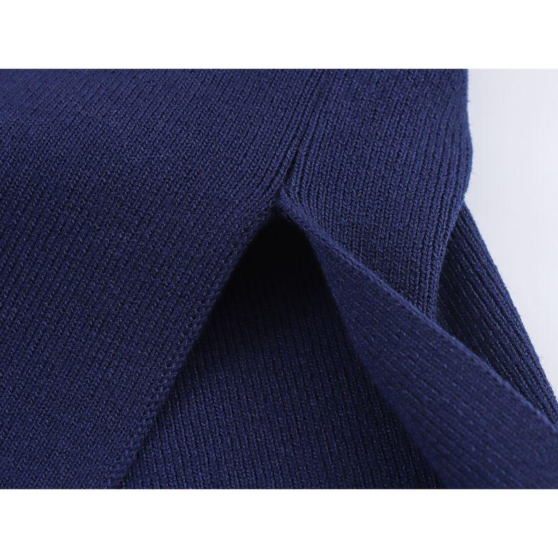 Kaslead New Women clothes Western Style Fashion Simple Hollow Embroidery Knitted Top 3519116