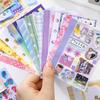 30sheets Vitality Small Item Series Kawaii Multi Material Die Cut Stickers Book Decor Journal Supplies Cute Stationery Stickers