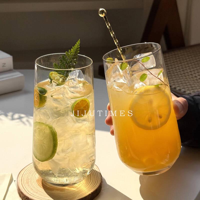 ZISIZ Ins Style Glass Drink Cup