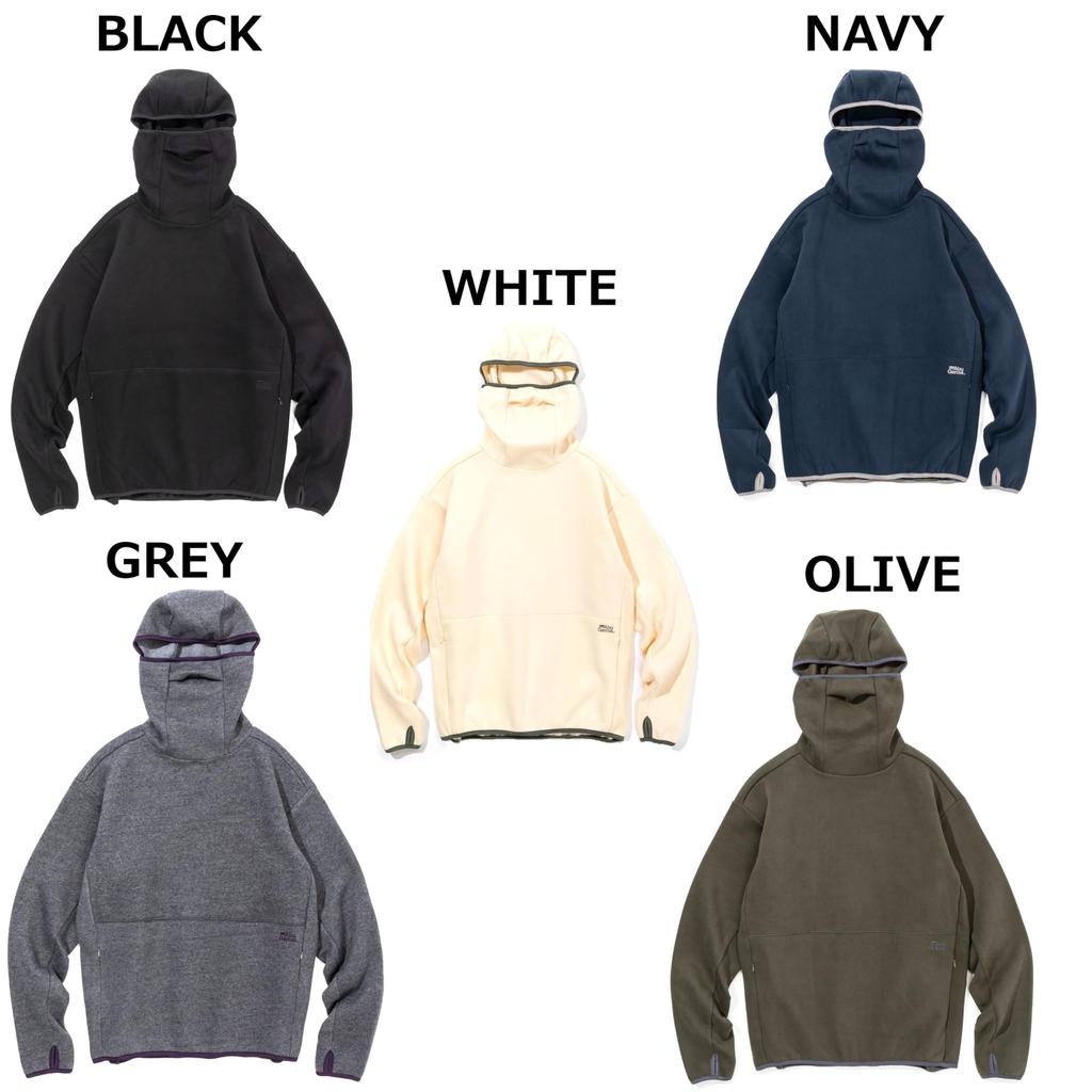 AbuGarcia Balaclava Hoodie, White, Size M