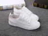 New Design Women'S Canvas Sneakers Lightweight Non-Slip Breathable Lace-Up Casual White Shoes Walking Sneakers For Students