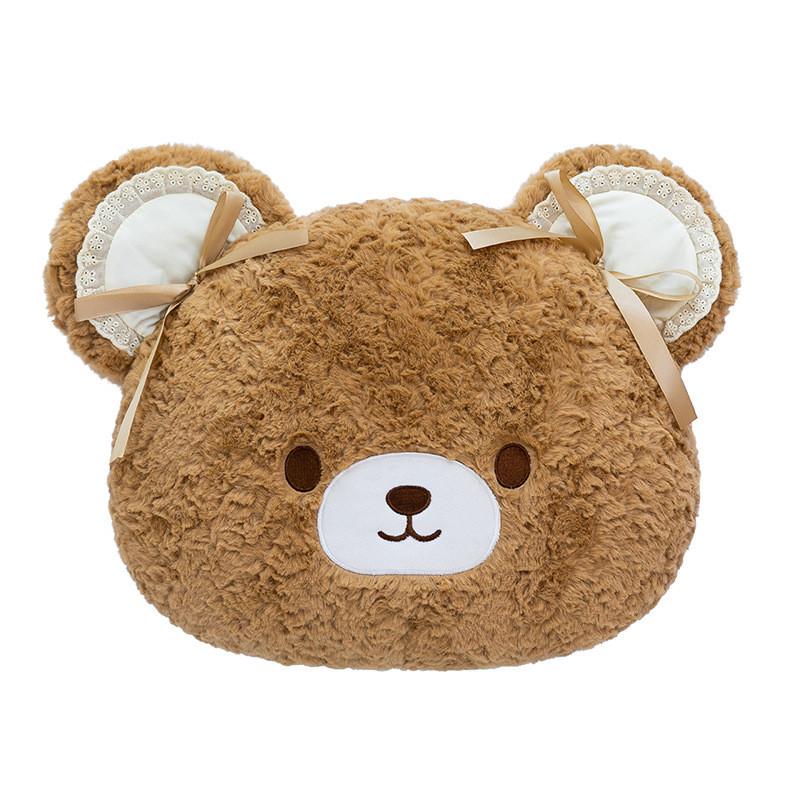 Small Bear Plush Toy Pillow With Pp Cotton Filling Kids Sleeping Cushion