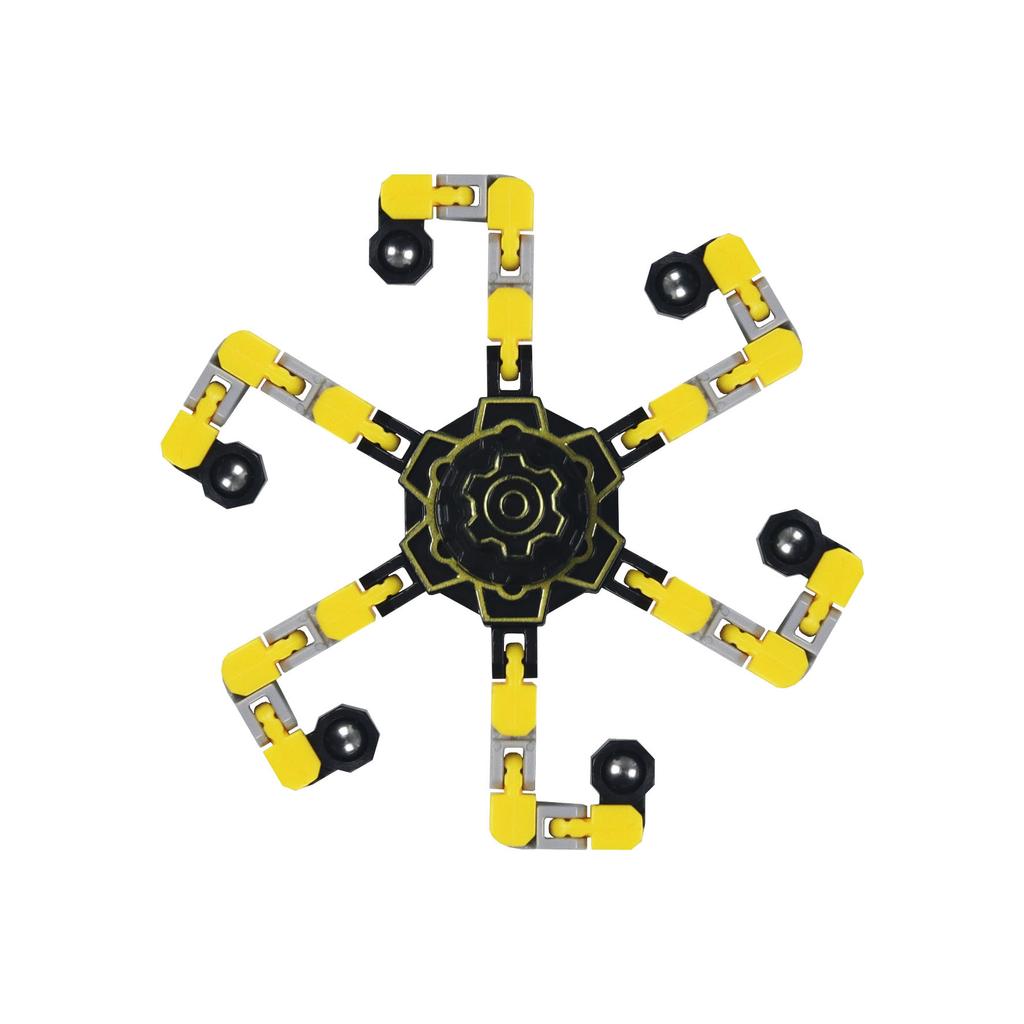Fidget Spinner Toys Transformable Chain Robot Finger Toy for Kids and Adults Stress Relief Sensory Fidget Toys Fingertip Gyros