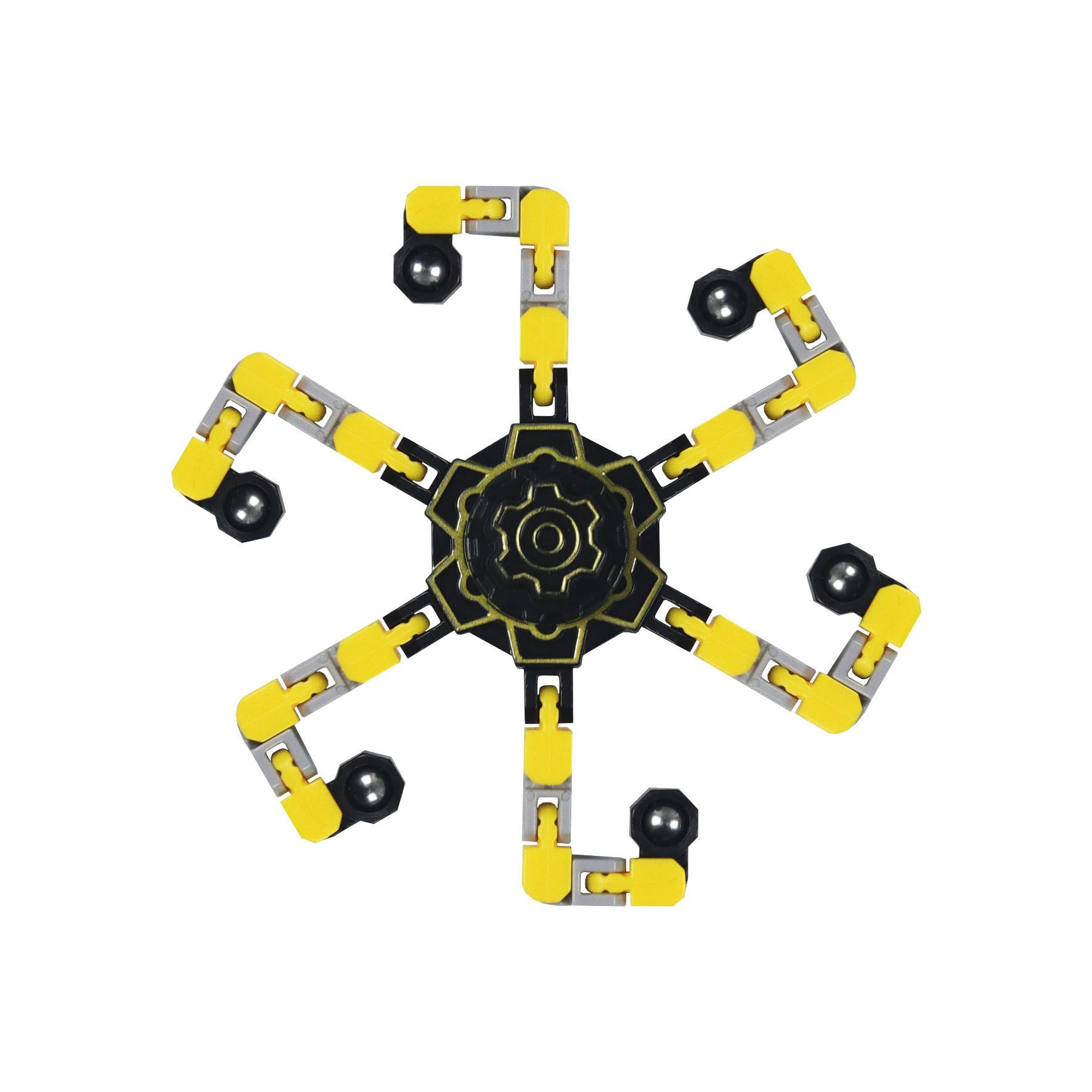 

Fidget Spinner Toysets Transformable Chain Robot Finger Toy for Kids and Adults Stress Relief Sensory Learning Fidget Toys Fingertip Gyros