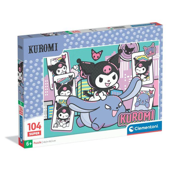 Puzzle 104 pieces - Clementoni - Kuromi - Puzzle Enfant - Des 6 ans - Pieces Super