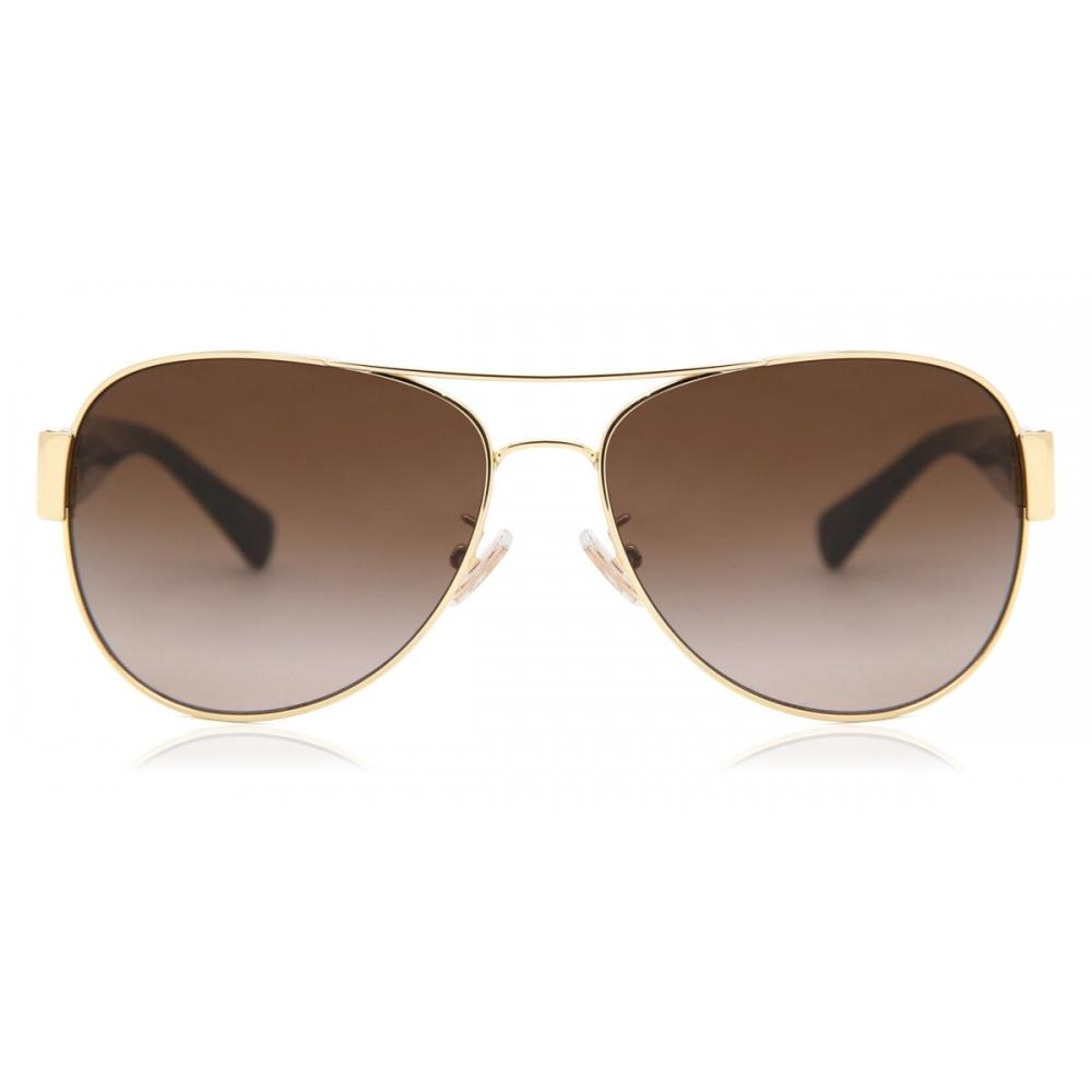 

Coach Hc7059 L138 923813 Женские Солнцезащитные Очки Gold/58-15-135