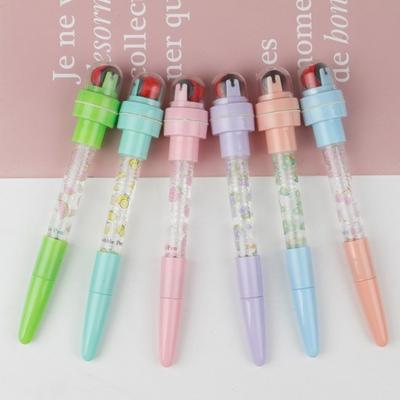 Neutral Pen Good-looking 4 In 1 Solid Cute Watermelon Plastic Signature School Supplies