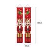 Nutcracker King Series New Christmas Couplets New Year's Party Soldiers Porch Atmosphere Decoration Door Curtains Flag Hangers
