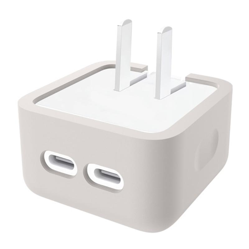 Soft Silicone Protective Cover Case For 35W Double USB C Port Charging Head Shockproof Dustproof Design