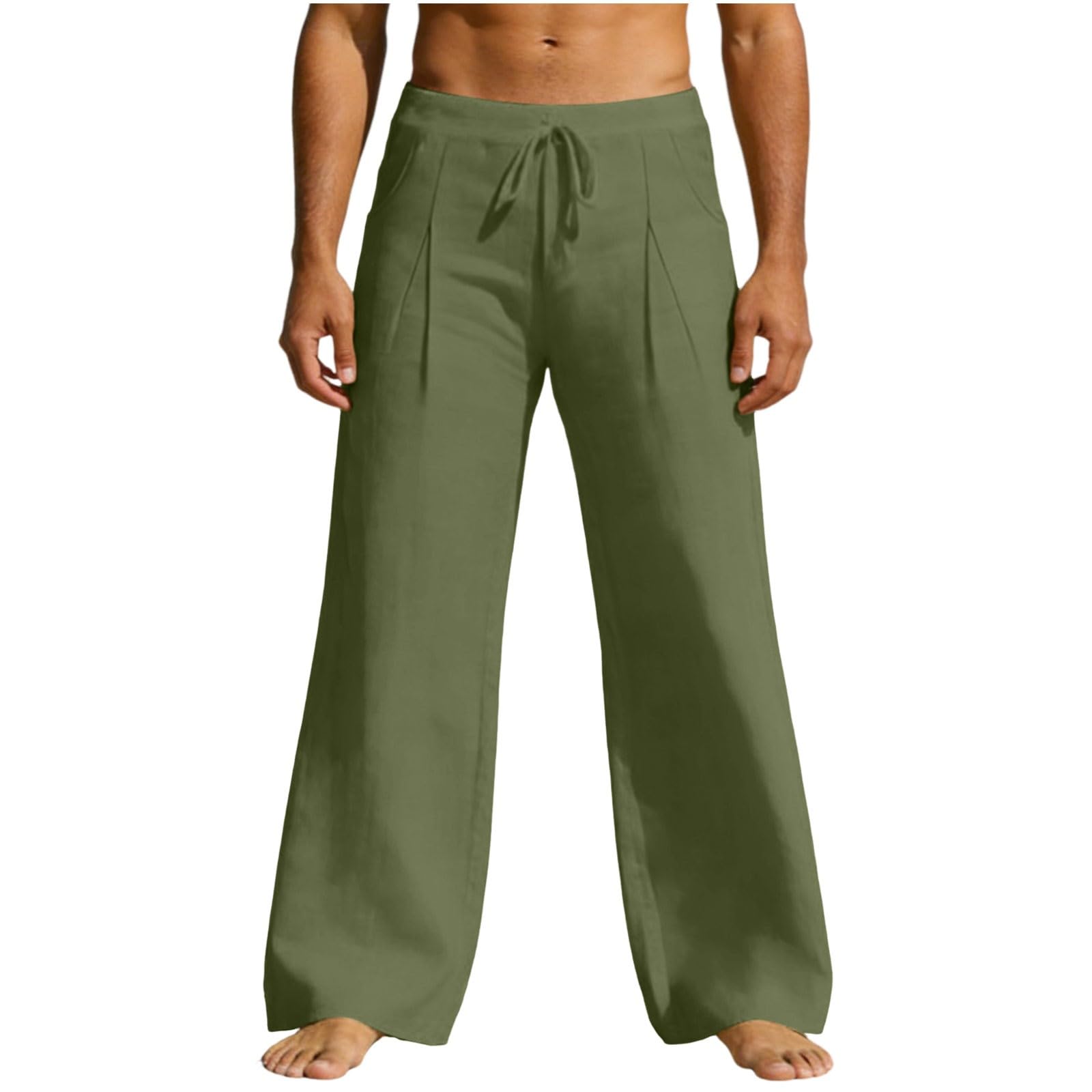 

Men s Loose and Casual Fashion Pants XL світло-зелений колір