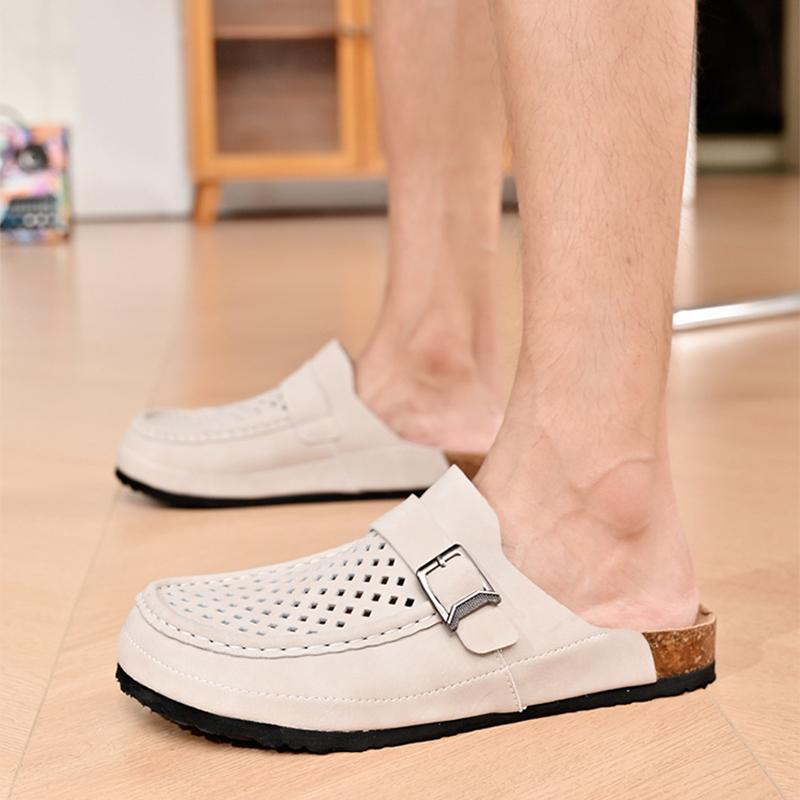Summer Casual Versatile Slippers for Men's Trend, Anti Slip, Comfortable, Breathable, Fashionable Men's Shoes, Sandals