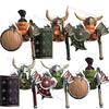 DT8905 Mittelalterliche Orks Modellsteine Mini Kompatibel Montage Actionfiguren Puzzle Cartoon Bausteine Spielzeug Geburtstagsgeschenke