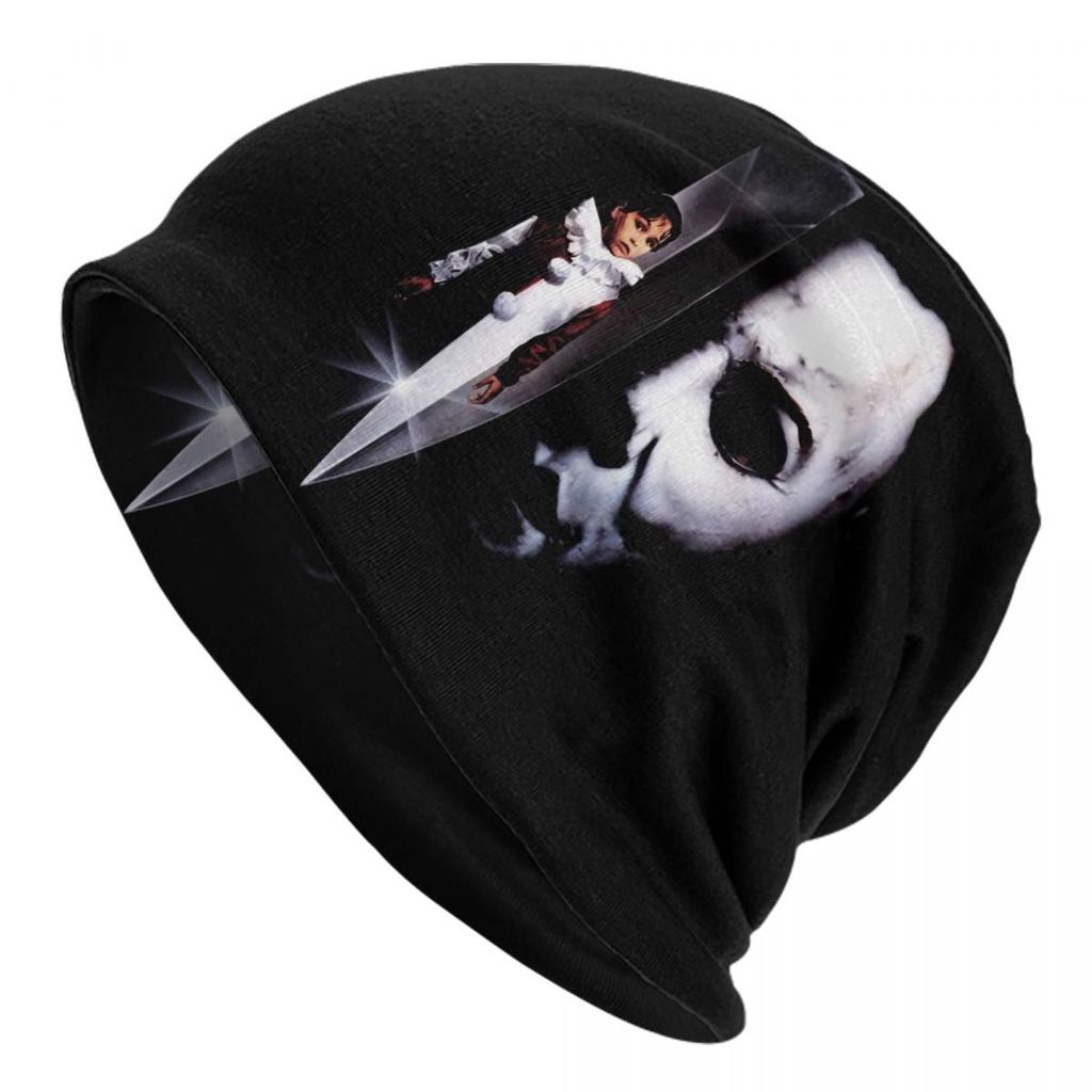Individuelle Michael Myers Halloween Horrorfilm Mützen Beanies Mützen Cool Winter Warm Unisex Damen Strickmützen Unisex Erwachsenen Mützen