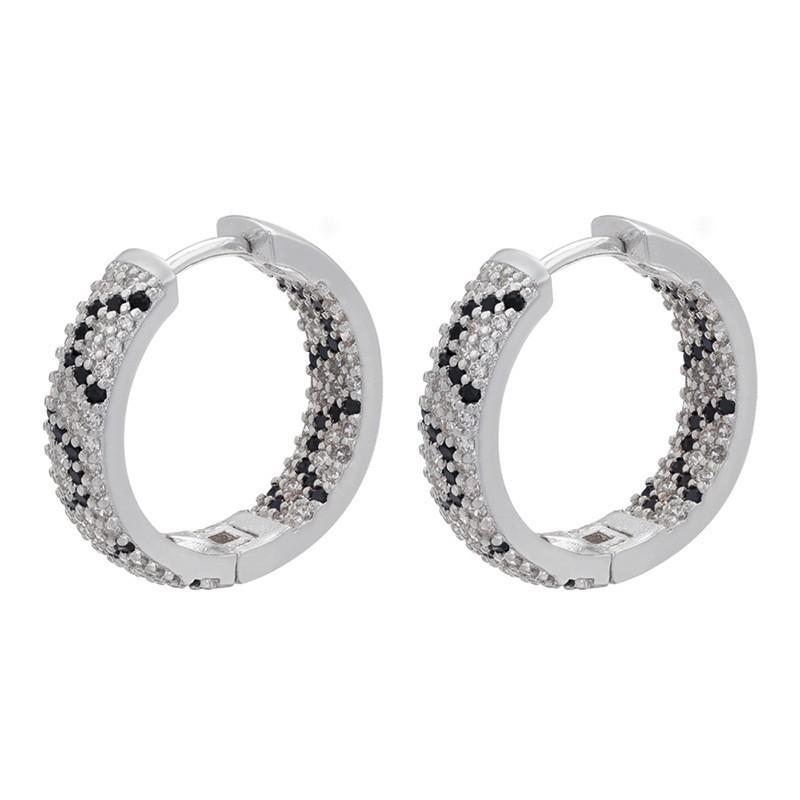 

Серьги-клипсы с леопардовым принтом и узором змеи, полностью инкрустированные бриллиантами, роскошные, женственные, для личности, прямоугольные, высокого класса, Ve853