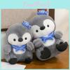 Bow Tie Fish Penguin Plush Toy Animal Stuffed Doll Cute Decoration Gift Kids