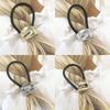 Smooth Hair Rope Elastic Hair Loop New Metal Hair Tie  Women