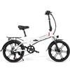 SAMEBIKE 20LVXD30-II Foldable Electric Bicycle for Adults 20 Inch City E-bike with 48V 10.4Ah Removable Battery