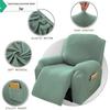 Chesterfield Elastic Recliner Cover - Full Coverage and Split Design