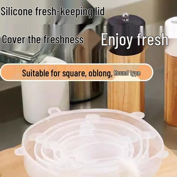 Silicone Stretch Bowl Lid Cover - Universal Food Seal Wrap
