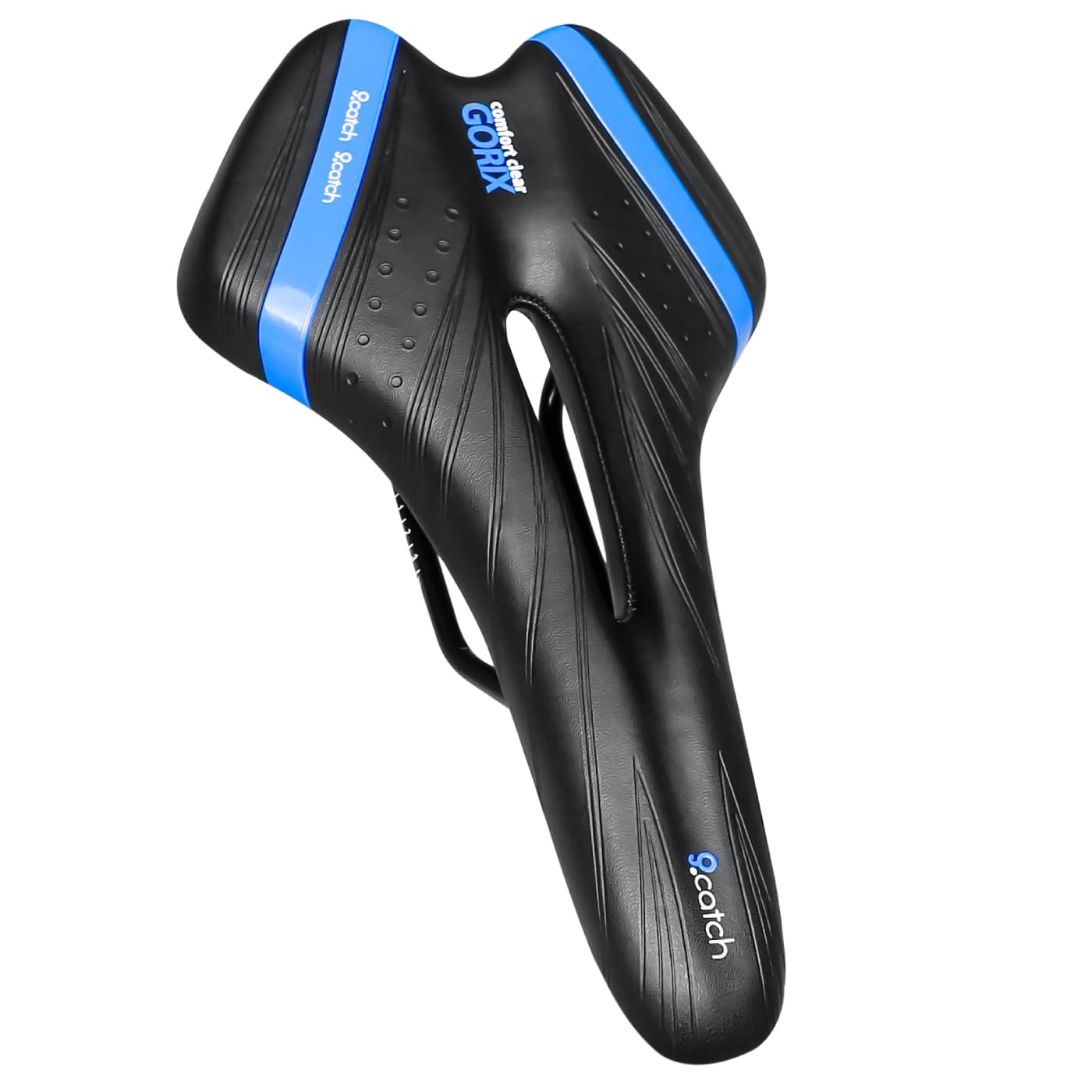 

GORIX Bicycle Saddle x Low-Rebound (Black Blue) A6-1