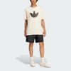 Adidas Originals Round Neck Pullover Short Sleeve American Vintage T-Shirt Men Tops Magic-White JN4559