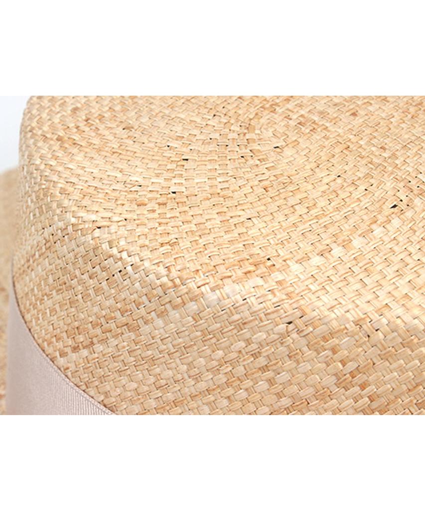 Yunibeosyeolkemiseuteuli Ivory Line Bau Flat Fedora Panama Hat