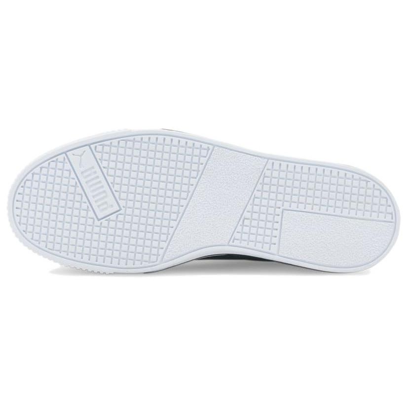 Puma Ever Fs Leather Retro Casual Low-Top Sneakers Unisex Sneakers White Black 384824-01