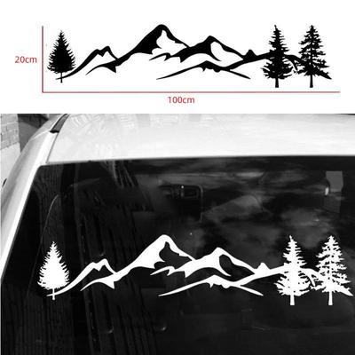 Bergbaum-Totem-Autoaufkleber für SUV, Offroad, Wohnmobil-Camping