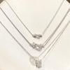 Mini Diamond Horseshoe Buckle Necklace Medium Gypsy Nautical Buckle