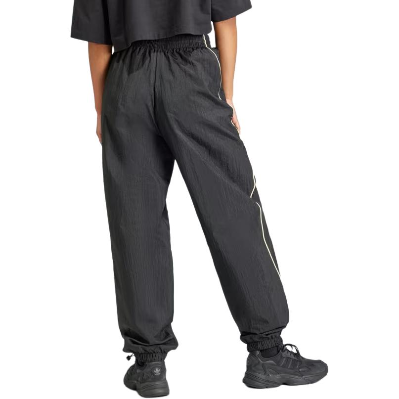 Adidas Originals Loose Parachute Pants With Print Women Bottoms Black IT9698