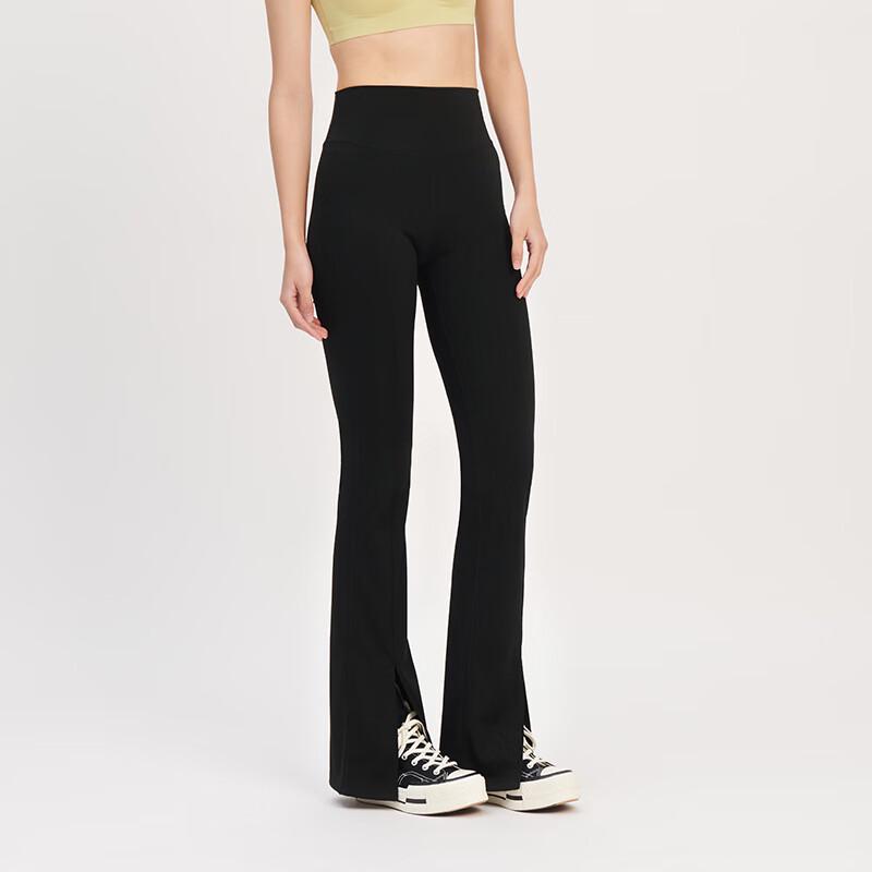 Women's High-Waist Split Hem Flared Yoga Pants