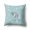 Polyester Pillowcase Automobile Decoration Home Printed Deer Pillowcase Waist Cushion Cover Car Cushion Head Cushion Cover