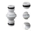 10 Pieces Garden Hose Connector Fittings for Plumbing Yard Irrigation System White