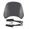 5-7 Inch Motorcycle Front Windshield Wind Deflector Compact Universal Spare Accessories