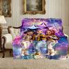 Soft Kpop Demon Hunters Blanket Perfect for Snuggling Up on the Sofa, Ideal for Cozying Up in the Bedroom