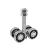 Steel Hardware Barn Door Rollers Ceiling Mount Heavy Duty Sliding Door Hanger  Wardrobe Doors